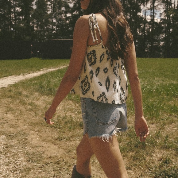 Zara limited edition bohemian cotton crop top - Picture 6 of 10